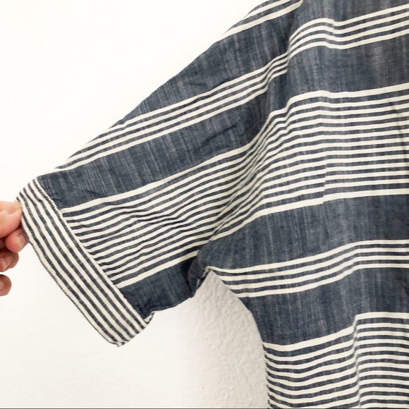 Zara chambray striped top - Picture 8 of 9